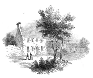 Oliver Prints: Goldsmiths House, Lissoy, 1845. Creator: Unknown