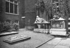 Isaac Pitman Prints: Goldsmiths Monument in the Temple, 1907