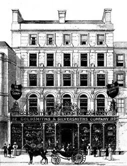 Store Prints: The Goldsmiths and Silversmiths Company's premises, 112, Regent Street, London, 1898