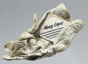 Golf glove belonging to Ethel Funches, late 20th century. Creator: Nancy Lopez Golf Inc Golf glove belonging to Ethel Funches, late 20th century. Creator: Nancy Lopez Golf Inc