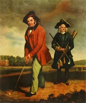 Caddy Gallery: Golf, late 18th-early 19th century, (1941). Creator: Unknown