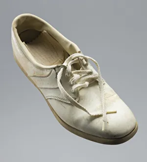Golf shoe belonging to Ethel Funches, late 20th century. Creator: FootJoy Golf shoe belonging to Ethel Funches, late 20th century. Creator: FootJoy