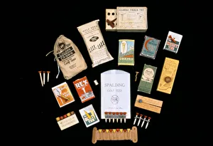 Spalding Prints: Golf tees, mainly American, 1915-1930