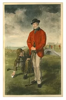Caddy Gallery: The Golfer, 19th century. Creator: Unknown