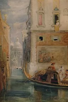 Frederick Nettlefold Gallery: The Gondola, Venice, 1865, (1935). Artist: James Holland