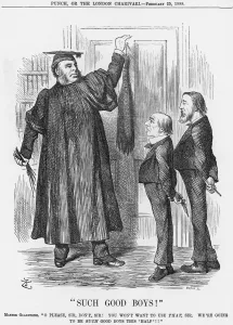 Lord Salisbury Collection: Such Good Boys!, 1888. Artist: Joseph Swain