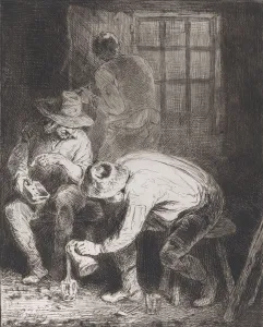 The Good Company, 1846. Creator: Charles Emile Jacque