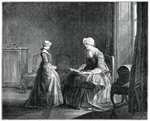 Jacques Le Bas Gallery: The Good Education, 1753, (1885).Artist: Jacques Philippe Le Bas