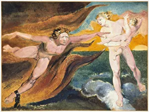The Good and Evil Angels Struggling for Possession of a Child, 1795 The Good and Evil Angels Struggling for Possession of a Child, 1795
