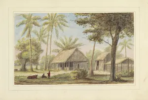 Dutch Empire Prints: The Good Expectation at the Wanica Canal; from an album of drawings of Suriname