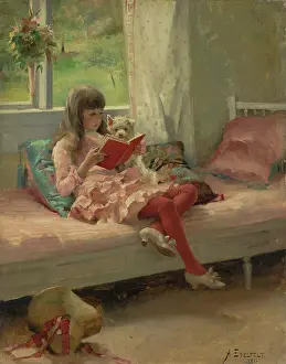 Albert Prints: Good Friends (Portrait of the Artist's Sister Berta Edelfelt)