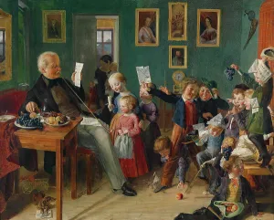 Eduard Prints: Good girls, bad boys. School class in Tyrol