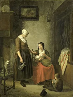 Neighbour Prints: Good Neighbors, 1780-1810. Creator: Johannes Christiaan Janson