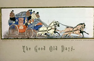 Stevens Thomas Prints: The Good Old Days (also known as The London and York Royal Mail Coach')