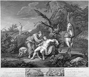 Licking Prints: The Good Samaritan, 1772. Creators: Simon Francois Ravenet
