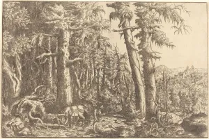 Lautensack Hanns Prints: The Good Samaritan, c. 1558. Creator: Hans Sebald Lautensack