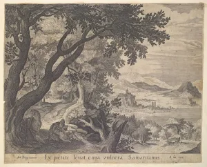 Breughel Prints: The Good Samaritan Finds the Man. n. d. Creator: Assuerus van Londerseel