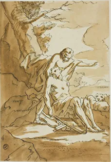 Laid Card Prints: The Good Samaritan, n.d. Creator: Unknown
