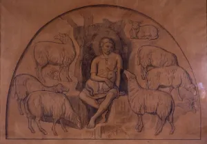 Found Prints: The Good Shepherd, 1925. Creator: Joakim Skovgaard