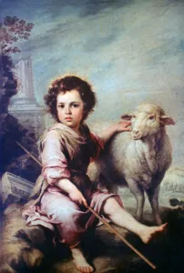 The Good Shepherd, c1650. Artist: Bartolome Esteban Murillo