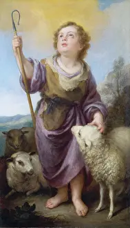 Crook Prints: The Good Shepherd, c1675-1682. Creator: Bartolome Esteban Murillo