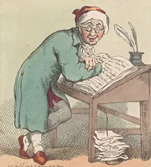 Accounting Gallery: Good Speculation!, August 10, 1799. August 10, 1799. Creator: Thomas Rowlandson