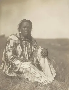North America Prints: Good Stab, 1910. Creator: Edward Sheriff Curtis
