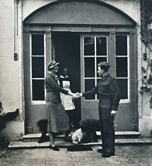 Goodbye, footman; Good luck, soldier, 1941. Artist: Cecil Beaton