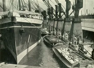 Alan Bell Prints: Goods of Whatever Sort Find Here the Appropriate Facilities for Unloading