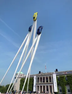 2013 Prints: Goodwood Festival of Speed Sculpture in front of Goodwood House 2013