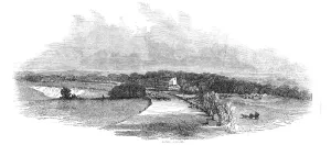 Landells Prints: Goodwood Races, the Course, 1845. Creator: Ebenezer Landells