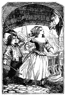 Grimm Collection: The Goose Girl, 1901. Artist: Edward Henry Wehnert