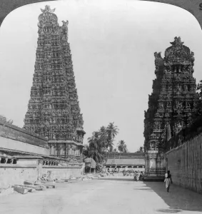 Hindu Prints: Gopuram, Sri Meenakshi Hindu Temple