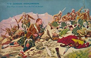 Bagpipes Gallery: The Gordon Highlanders. How Piper Findlater won the V.C. at Dargai, 1897, (1939)