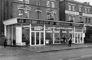 Gordon Lovett British Leyland dealership in Ealing circa 1979. Creator: Unknown