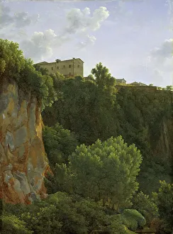 Gorge at Cività Castellana, 1787. Creator: Jean Joseph Xavier Bidauld