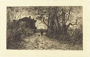 Etchings Prints: A Gorge de Loup. Creator: Adolphe Appian