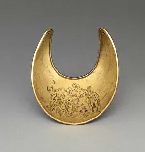 Breast Ornament Gallery: Gorget for an Officer of the South Carolina Infantry Regiment, American