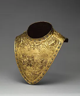 Jacques Prints: Gorget, probably Dutch, ca. 1630. Creator: Unknown