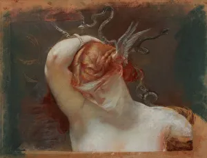 Pastel On Cardboard Collection: Gorgon