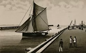Gorleston Pier, c1880. Creator: Unknown