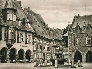 Quaint Prints: Goslar - Marketplace, 1931. Artist: Kurt Hielscher