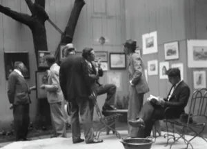 Salon Prints: Gotham Book Mart, 1932 June 10. Creator: Arnold Genthe
