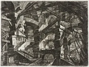 Vedute Di Roma Prints: The Gothic Arch, 1761. Creator: Giovanni Battista Piranesi
