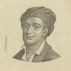 Gottfried Wilhelm Leibniz (1646-1716), c. 1790. Creator: Anonymous