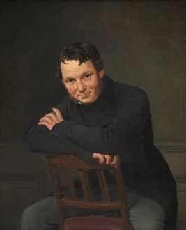 Back To Front Prints: Gottlieb Bindesboll, Danish Architect, 1834. Creator: Wilhelm Marstrand