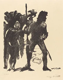 Lithograph In Black Prints: Gotz von Berlichingen, 1920. Creator: Lovis Corinth
