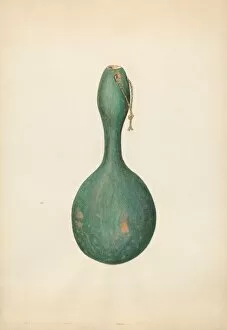 Gourd Bottle, c. 1938. Creator: Sydney Roberts