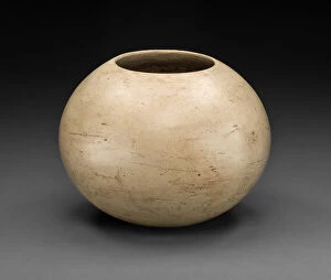 Mesoamerican Collection: Gourd-Shaped Vessel, c. 500 B.C. Creator: Unknown