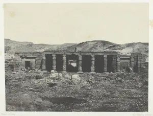 Thebes As Said Egypt Prints: Gournah, Palais de Menephta 1er;Thebes, 1849 / 51, printed 1852